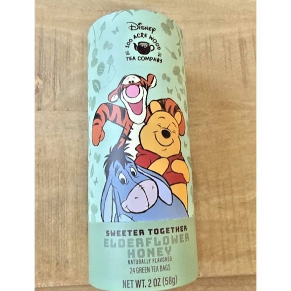 Disney Parks Winnie the Pooh & Friends Honey 100 Acre Wood Green Tea Bags NEW